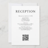 Wildblume Moderner Rustikaler Garten auf einer Hoc Einladung (Rückseite)