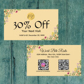 Wildblume Modernes Restaurant Qr Code Menü und Rabattkarte