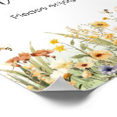 Wildblume Mommy to Bee Baby Duschgetränke Poster (Ecke)