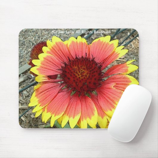 Wildblume Mousepad (Mit Mouse)