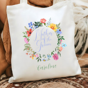 Wildblume Mutter der Groom-Script-Hochzeit Tragetasche