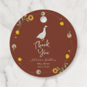 Wildblume Mutter Gänse Kinderzimmer Rhyme Geschenkanhänger (Vorderseite)