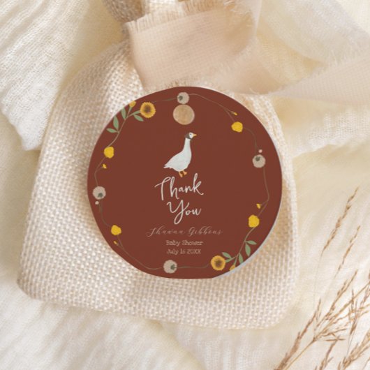 Wildblume Mutter Gänse Kinderzimmer Rhyme Geschenkanhänger