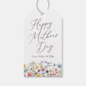 Wildblume Muttertag Geschenkanhänger (Vorderseite)