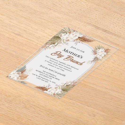 Wildblume Muttertagsessen Einladungen (Ablage )
