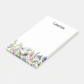 Wildblume Nachhinweise Post-it Klebezettel (angewinkelt)