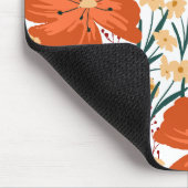 Wildblume Nahtloses Muster Mousepad (Ecke)