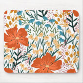 Wildblume Nahtloses Muster Mousepad (Vorne)