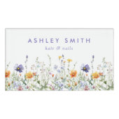 Wildblume Namenschild (Vorderseite)