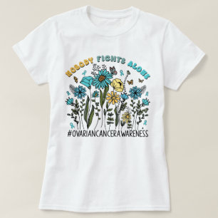 Wildblume Niemand kämpft allein gegen Ovarialkrebs T-Shirt