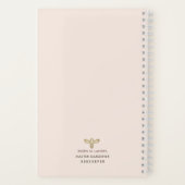 Wildblume Notebook Little Bee Beekeeper Gardeners Notizblock (Rückseite)