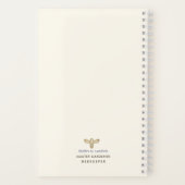 Wildblume Notebook Little Bee Beekeeper Gardeners Notizblock (Rückseite)