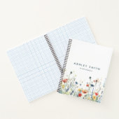 Wildblume-Notebook Notizblock (Innenseite)