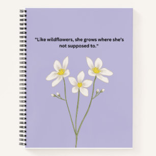 Wildblume Notizblock