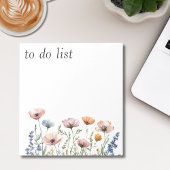 Wildblume Notizblock