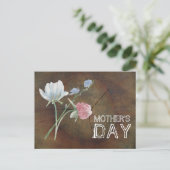 Wildblume Oak Wood Mother Day Postkarte (Stehend Vorderseite)