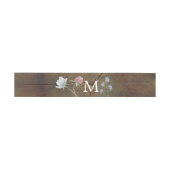 Wildblume Oak Wood Wedding Einladungsbanderole (Flach)