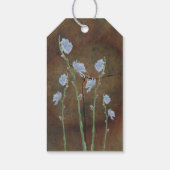 Wildblume Oak Wood Wedding Geschenkanhänger (Rückseite)