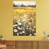 Wildblume Ölgemälde auf Leinwand (Insitu (Wohnzimmer))