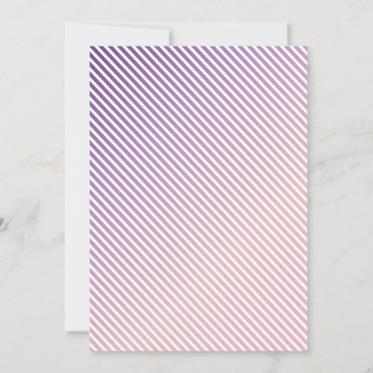 Wildblume ONEderful Girl's 1st Birthday Einladung (Rückseite)