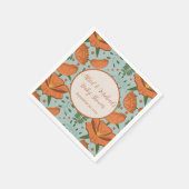 Wildblume Orange Poppy Baby Showroom|Spring Garden Serviette (Ecke)