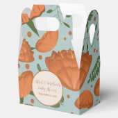 Wildblume Orange Poppy Babydusche Geschenkschachtel (Geöffnet)