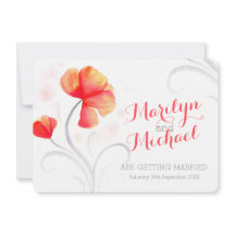 Wildblume Orangensaft einladen