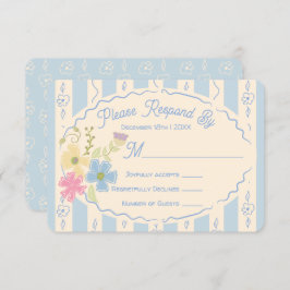 Wildblume Packung handgezogene UAWG Einladung