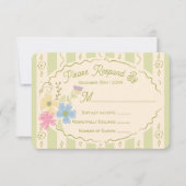 Wildblume Packung handgezogene UAWG Einladung (Vorderseite)