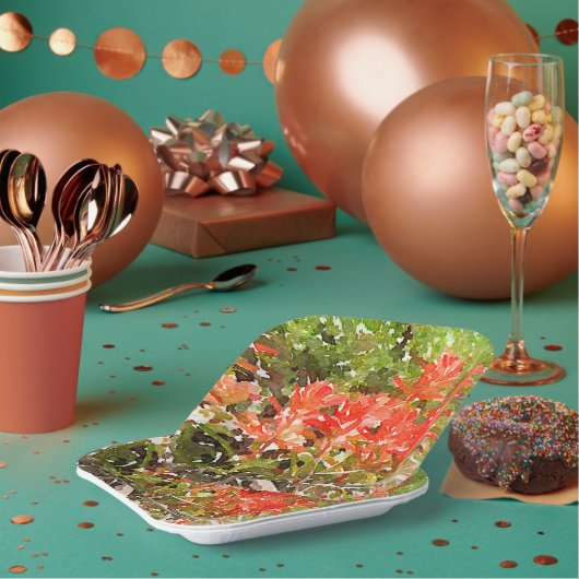 Wildblume Paint Brush Pappteller (Multi)