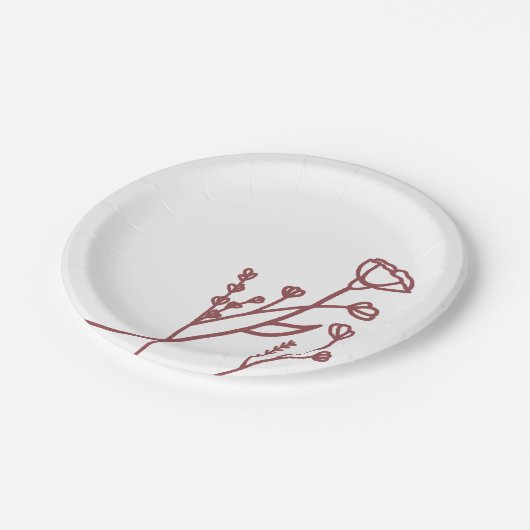 Wildblume Paper Teller Dusty Rose (Schrägansicht)