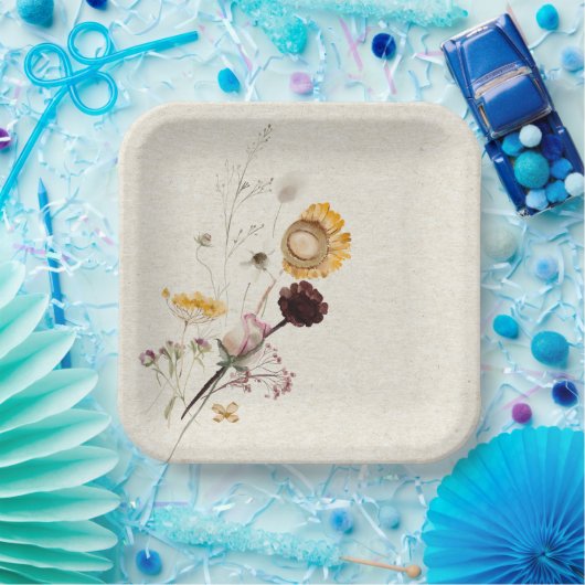 Wildblume-Papierplatte Pappteller (Party)