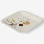 Wildblume-Papierplatte Pappteller (Gewinkelt)