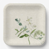 Wildblume-Papierplatte Pappteller (Vorderseite)