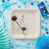 Wildblume-Papierplatte Pappteller (Party)