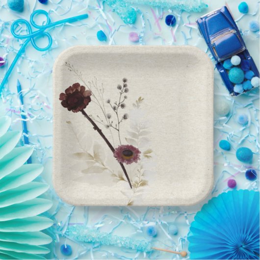 Wildblume-Papierplatte Pappteller (Party)