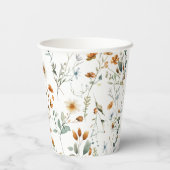 Wildblume Pappbecher (Rückseite)