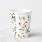 Wildblume Pappbecher (Links)