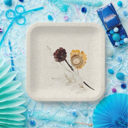 Wildblume Pappteller (Party)