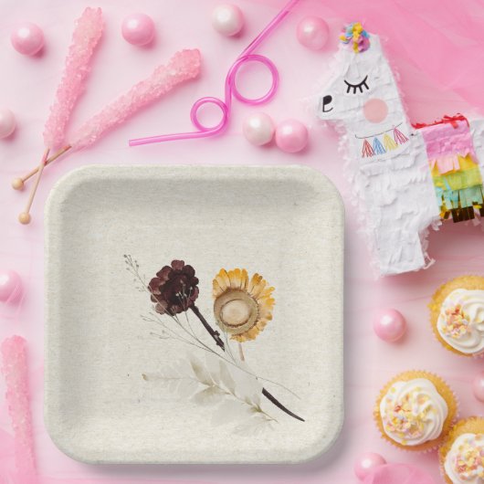 Wildblume Pappteller (Party)