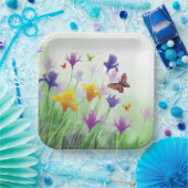 Wildblume Pappteller (Party)