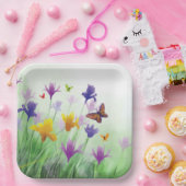 Wildblume Pappteller (Party)