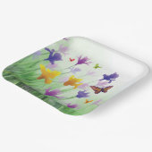 Wildblume Pappteller (Gewinkelt)