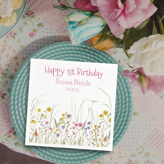 Wildblume Party Napkins Serviette
