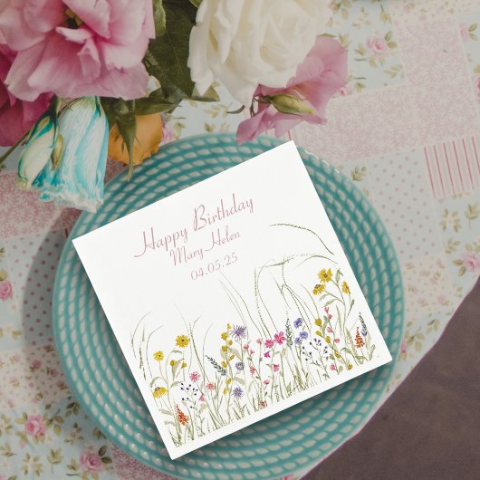 Wildblume Party Napkins Serviette
