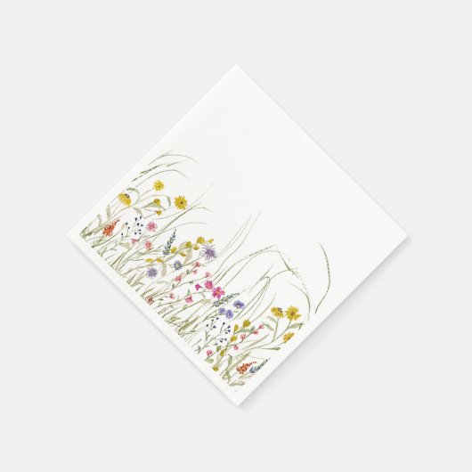 Wildblume Party Napkins Serviette (Ecke)