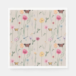 Wildblume Party Paper Napkins Serviette