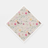 Wildblume Party Paper Napkins Serviette (Ecke)