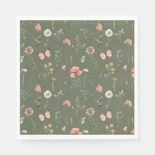 Wildblume Party Paper Napkins Serviette