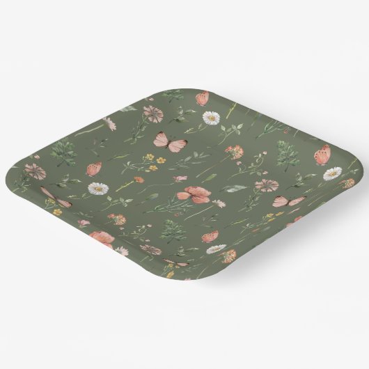 Wildblume Party Paper Teller (Gewinkelt)